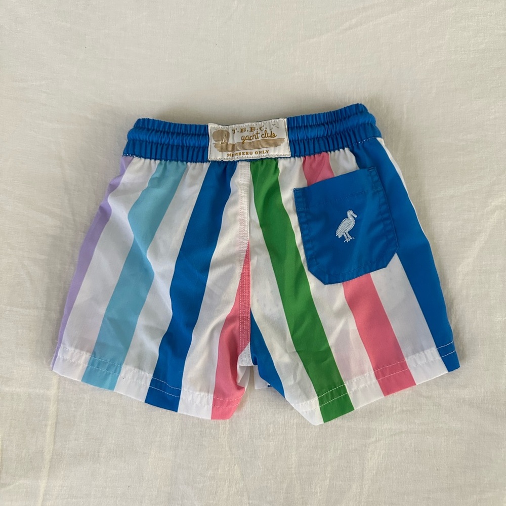 TBBC Striped Swim Trunks - Baby